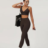 Lowkey Luxe Leggings - Dark Brown