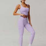 Crop & Conquer Top - Purple
