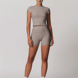 Sculpt It Shorts - Light Grey