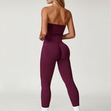 Lowkey Luxe Leggings - Maroon