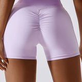 SculptFlex Crossover High-Waist Pocket Shorts - Lilac