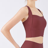 CrissCross Power Bra – Wine Red