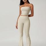 Tapped In Tube Top - Apricot