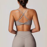 Halo Seamless Bra - Light Grey