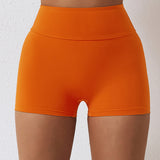 PowerSculpt Mini Shorts – Orange