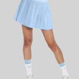 Plie Pleat Skort - Sky