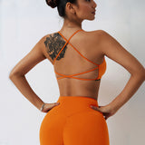 PowerSculpt Mini Shorts – Orange