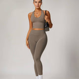 All Day Every Day Leggings - Light Brown