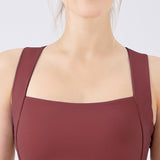 CrissCross Power Bra – Wine Red