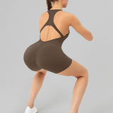 FlexCore Romper - Brown
