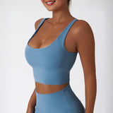 Elevate Sculpt Sports Bra - Sky Blue