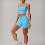 WaveForm Shorts - Light Blue