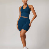 Halter Neck Top - Blue