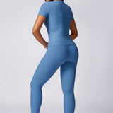 Sleek Fit Active Top - Powder Blue