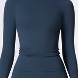 SculptSync Long Sleeve Top – Navy Blue