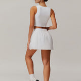 Crop & Conquer Top - White