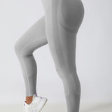 Sculpt Seamless Scrunch Leggings - Light Grey