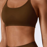 Flex Appeal Sports Bra - Brown