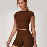 Everyday Seamless Top - Brown