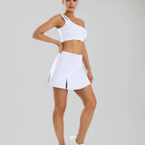 Court Crush Skort Set - White