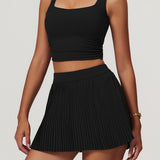 Crop & Conquer Top - Black