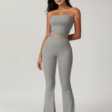 Tapped In Tube Top - Grey