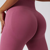 Sculpt Seamless Scrunch Leggings - Lavender