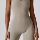 Aero Racerback Jumpsuit - Ash Grey