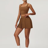 Crop & Conquer Top - Brown