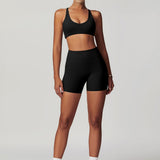 Halo Seamless Bra - Black