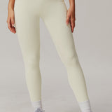FlexFit High-Waisted Pocket Leggings - Cream