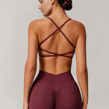 Flex Appeal Sports Bra - Maroon