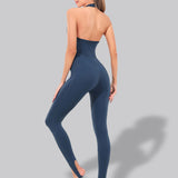 FlexFit Halter Jumpsuit - Blue