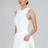 Court Crush Romper - White