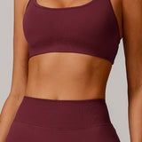 Flex Appeal Sports Bra - Maroon