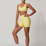 Halo Seamless Bra - Lime Yellow