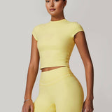 Everyday Seamless Top - Lime Yellow