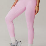 FlexFit High-Waisted Pocket Leggings - Baby Pink