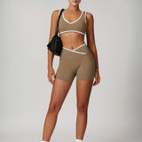 CozyLift Shorts - Brown