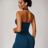 Halter Neck Top - Blue