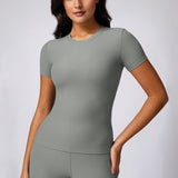 Sleek Fit Active Top - Grey