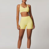 Halo Seamless Bra - Lime Yellow