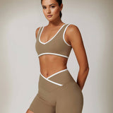 Luna Seamless Bra - Light Brown