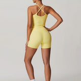 Sculpt It Shorts - Lime Yellow
