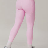 FlexFit High-Waisted Pocket Leggings - Baby Pink