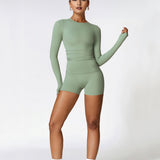 SculptSync Long Sleeve Top – Sea Green