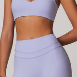 Halo Seamless Bra - Purple