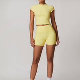 Everyday Seamless Top - Lime Yellow