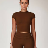Everyday Seamless Top - Brown
