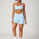 CozyLift Shorts - Light Blue